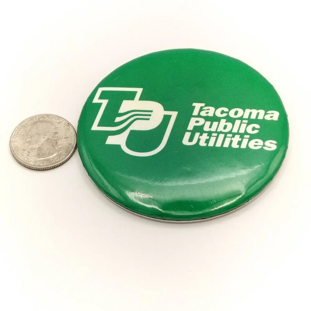 Tacoma Public Utilities Vintage Pin Brooch Washington